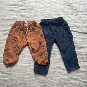 ZARA Kids - Bundle: Skull Sweatpants & Blue Cords / SZ: 3-4T